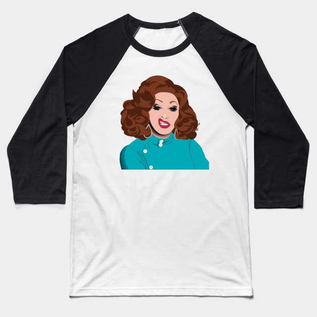 Jinkx Monsoooon Baseball T-Shirt by KaiVerroDesigns